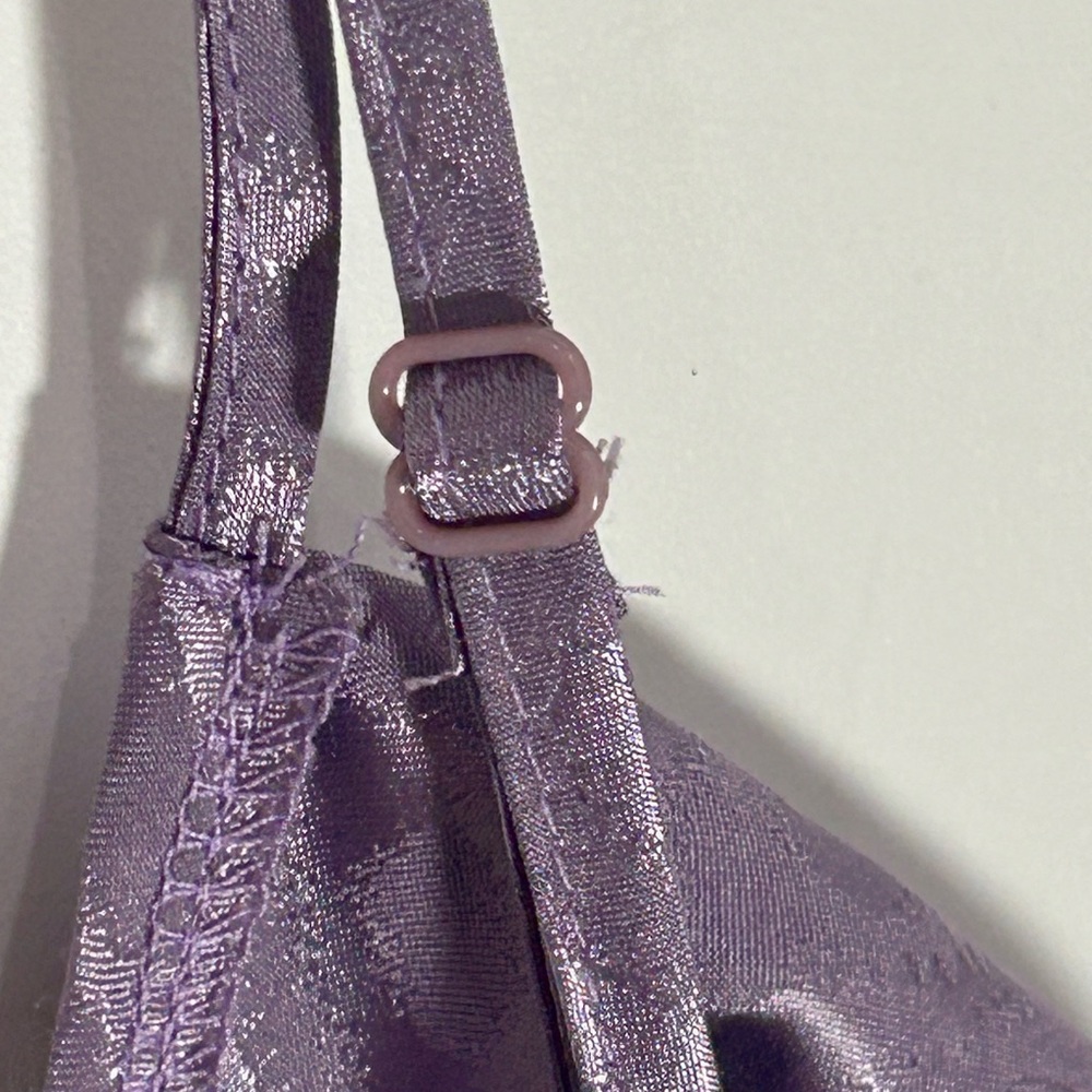 Nasty Gal Cat Fight Satin Purple Leopard Print Sleeveless Camisole - Picture 4 of 8